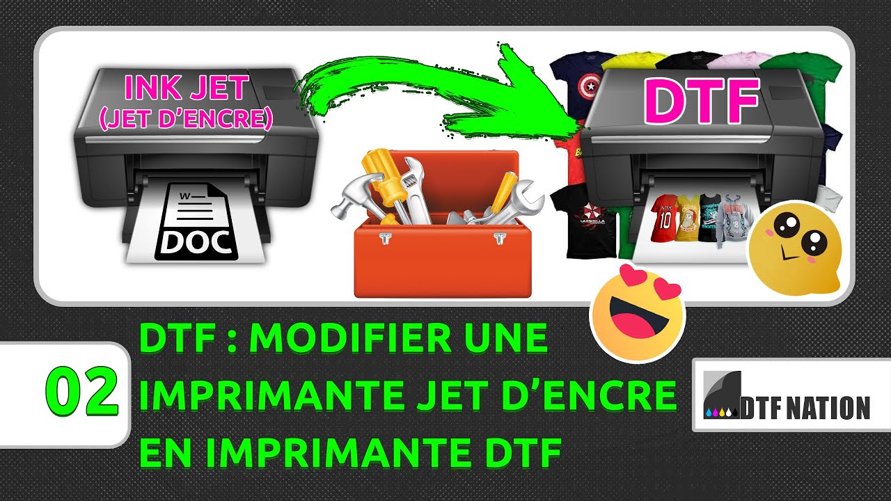 2 - Impression DTF : Modifier une imprimante jet d'encre (Epson