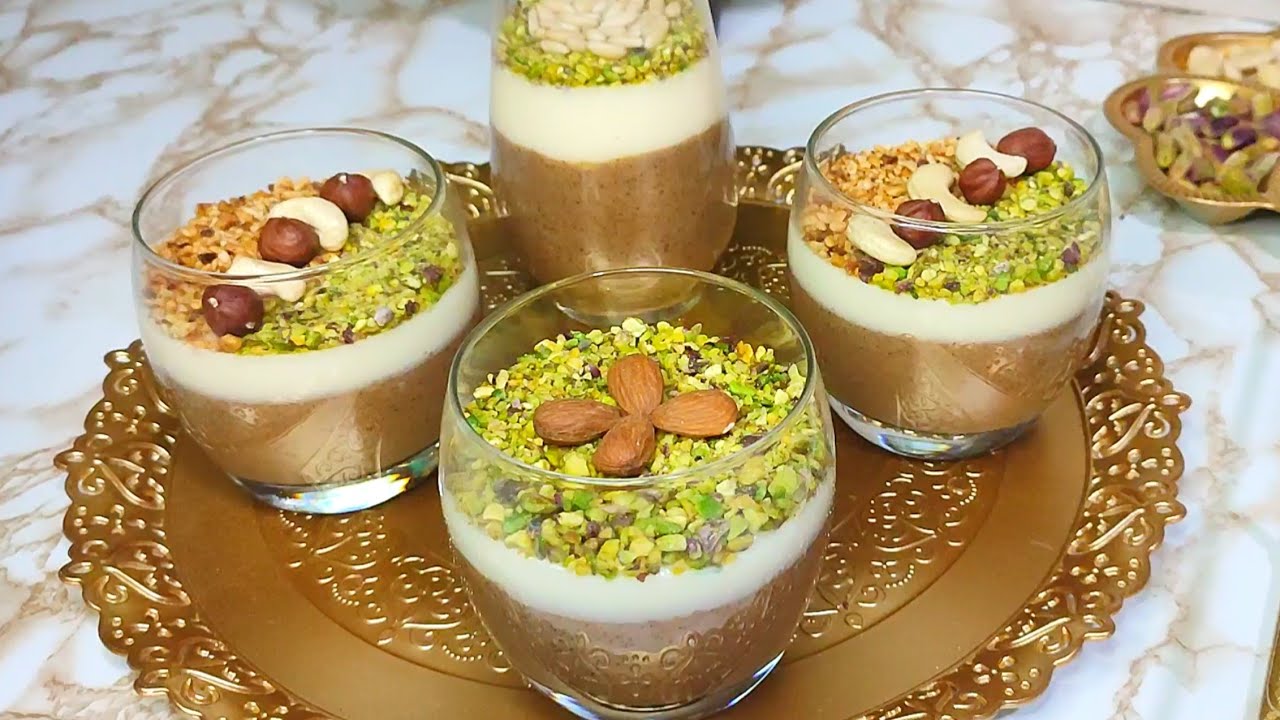 عصيدة البوفريوة خطوة بخطوة بكل تفاصيلها وسر لونها وبنتها🤤 assidet noisette