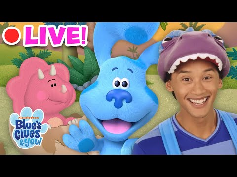 🔴 LIVE: Blue Discovers Dinosaurs Adventures! w/ Josh | Blue's Clues & You!