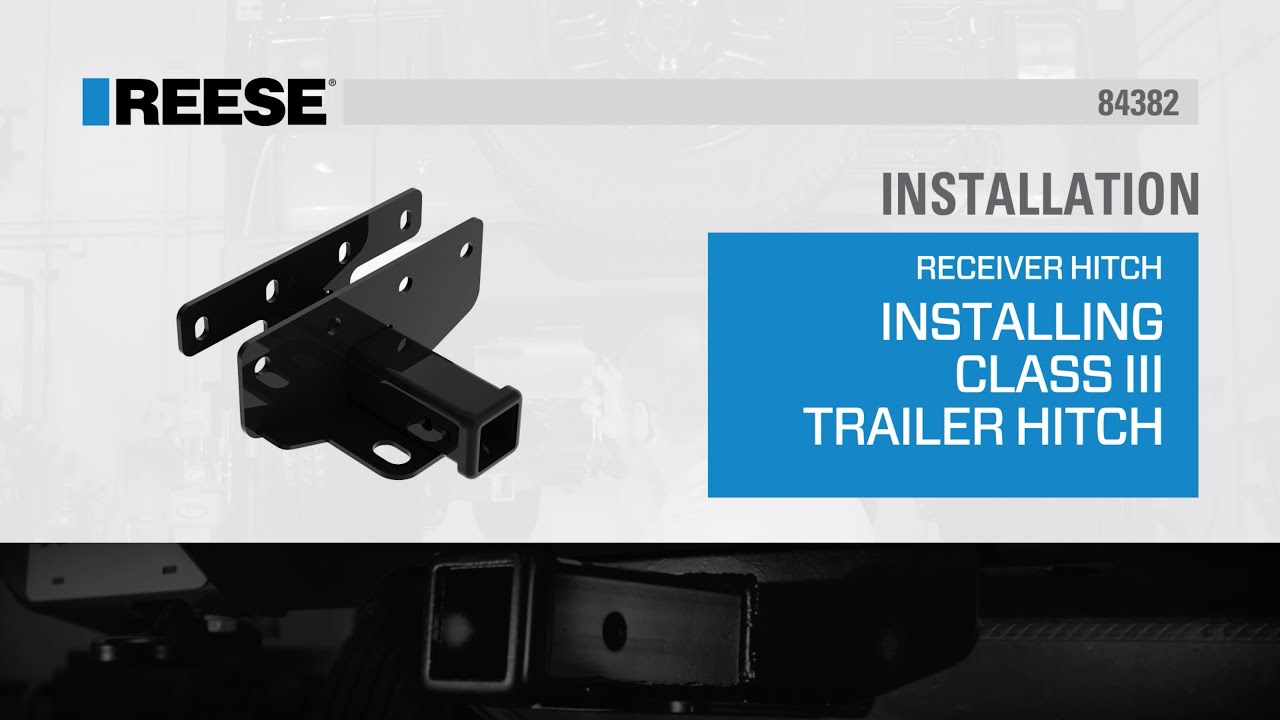 2007 2021 Jeep Wrangler Hitch Install REESE® 84382 Class III 2