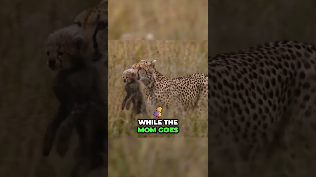 Cheetah Can Turn Into Birds?!! #shorts #cubs #animals #cheetah