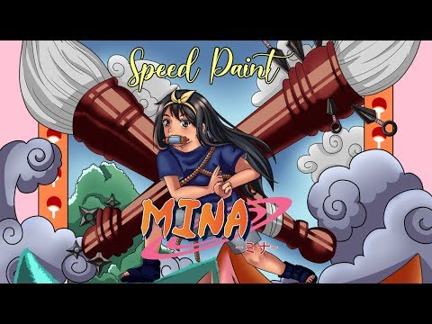 Speedpaint | Original Character Mina...ผ่ามิติเกมนินจาคาถา [ Fiction Naruto ]