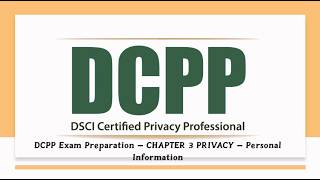 DSCI chapter 3- Privacy- Personal Information screenshot 4