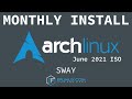 Arch Linux Monthly Install - 06.2021 - Sway