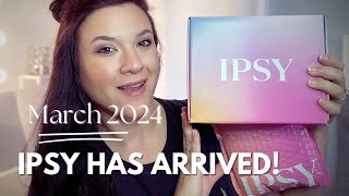 MARCH 2024 IPSY GLAM BAG & BOXYCHARM UNBOXING & SWATCHES!