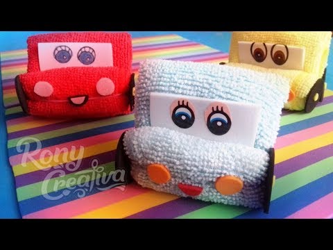 carritos de toalla manualidades f 225 ciles de disney cars ronycreativa carritos de toalla manualidades f 225 ciles de disney cars ronycreativa