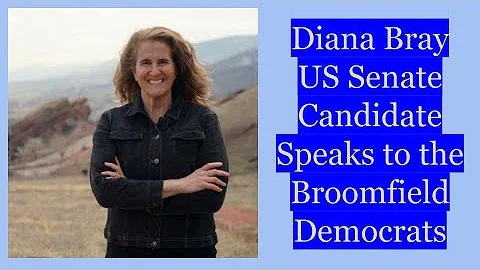 US Senate Candidate Diana Bray Speaks to the Broom...