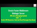Weblogic Server JMS Configuration: Sending and Receiving Messages from a Queue -Part 3