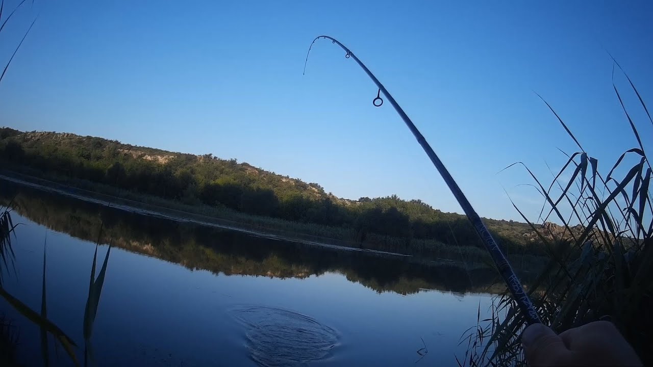 Рыбалка по большой воде на реке