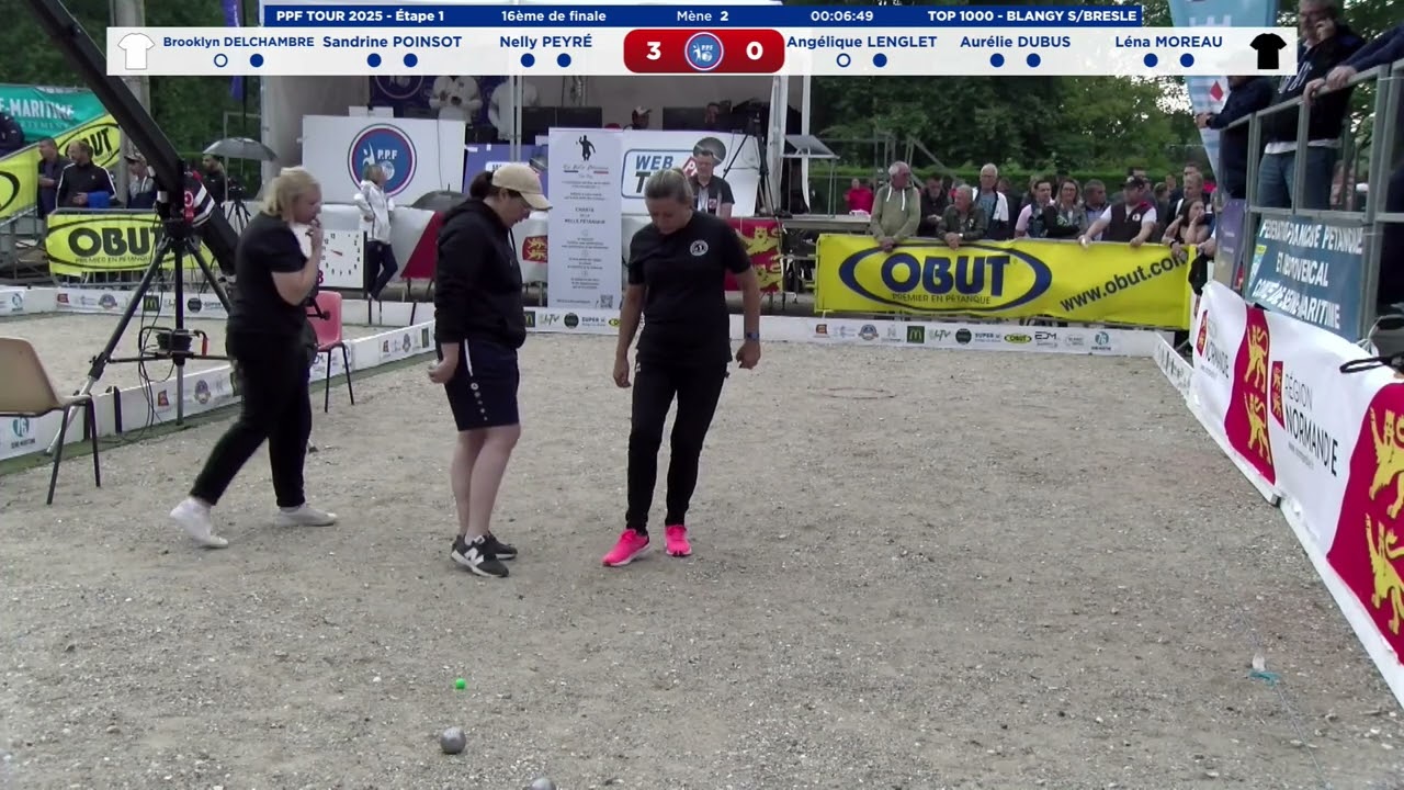 Miniature : PPF TOUR 2025 National TOP 500 BLANGY-SUR-BRESLE - 16ème de finale Féminin: LENGLET vs DELCHAMBRE.