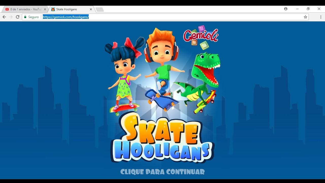 Jogando Skate Hooligans (link na descrição)