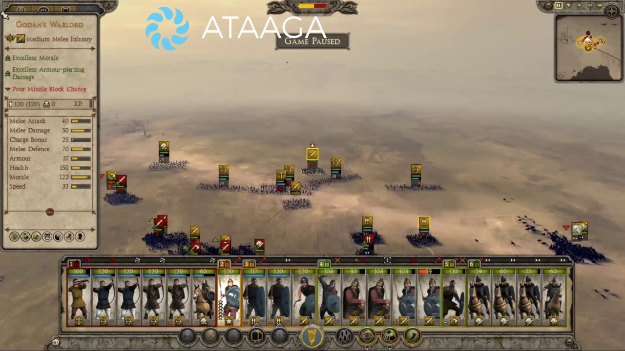 Langobards vs Langobards Total War Attila battle