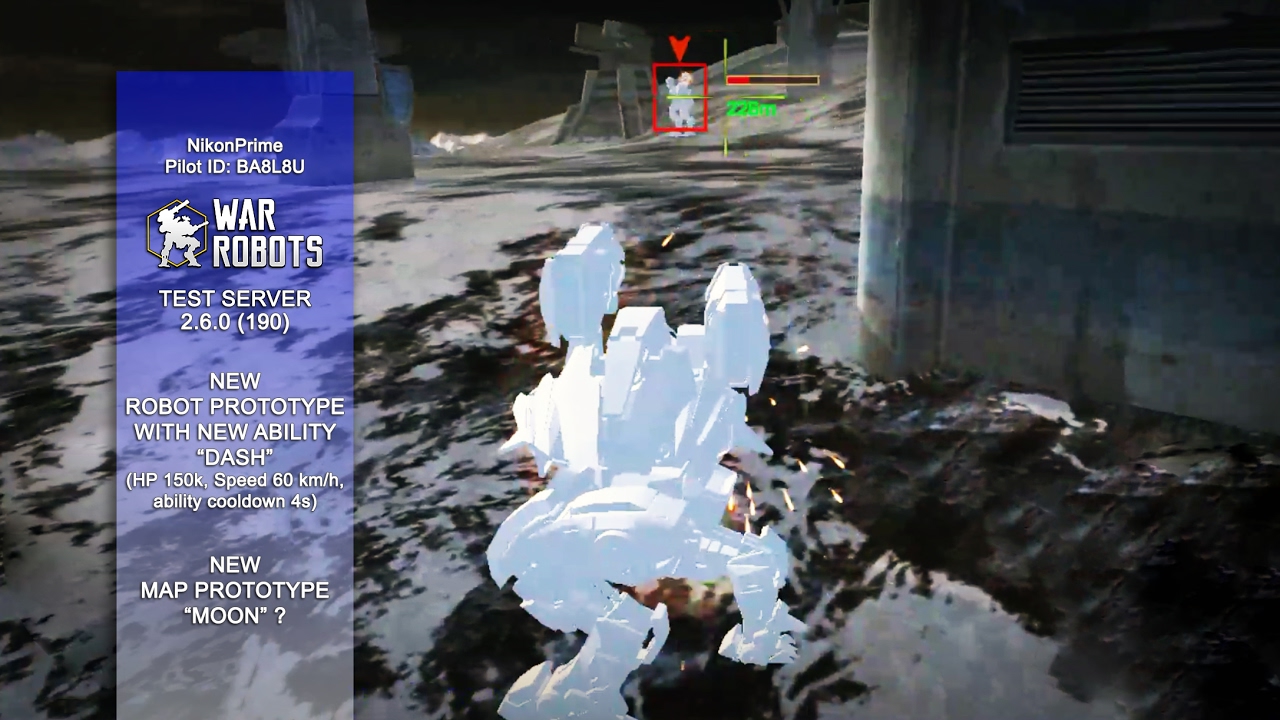 NEW BOT PROTOTYPE with DASH & NEW MAP PROTOTYPE - War Robots Test Server v 2.6.0 (190) - 8