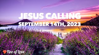 Jesus Calling Daily Devotion for September 14th  #jesuscalling  #dailydevotion 