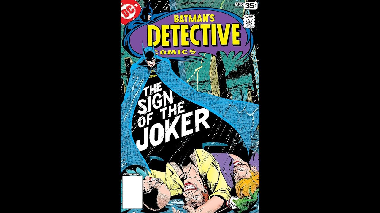 Batman Detective Comics 476 vs The Joker by Steve Englehart & Marshall Rogers
