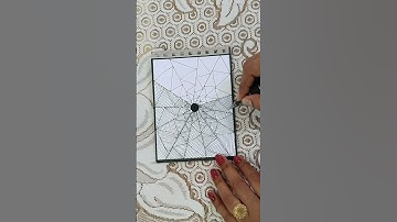 Zentangle Pattern/Doodle Art #zentangle #doodle #lines #optical #illusion #pattern #art #shorts