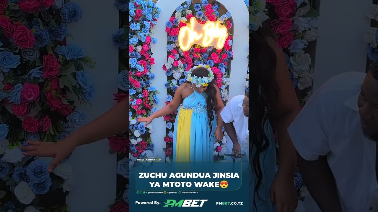 TAZAMA ZUCHU ALIVYOGUNDUA JINSIA YA MTOTO WAKE