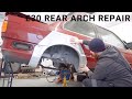 BMW E30 Rear Arch Repair Welding | How To Repair A Rusty Wheel Arch | 017