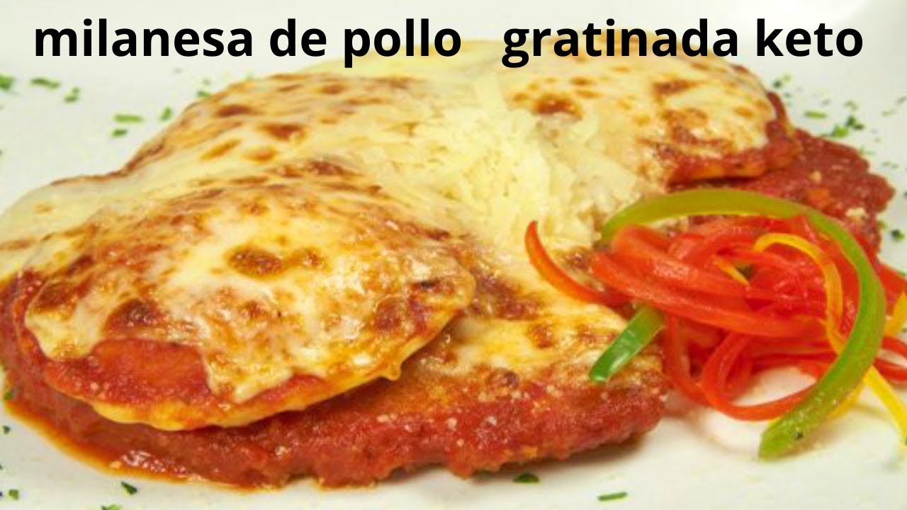 Milanesas de Pollo Frito Crujiente Empanizado Gratinado al Horno Con