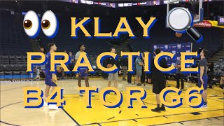 First views from Warriors practice, day b4 Game 6 NBA Finals at Oracle