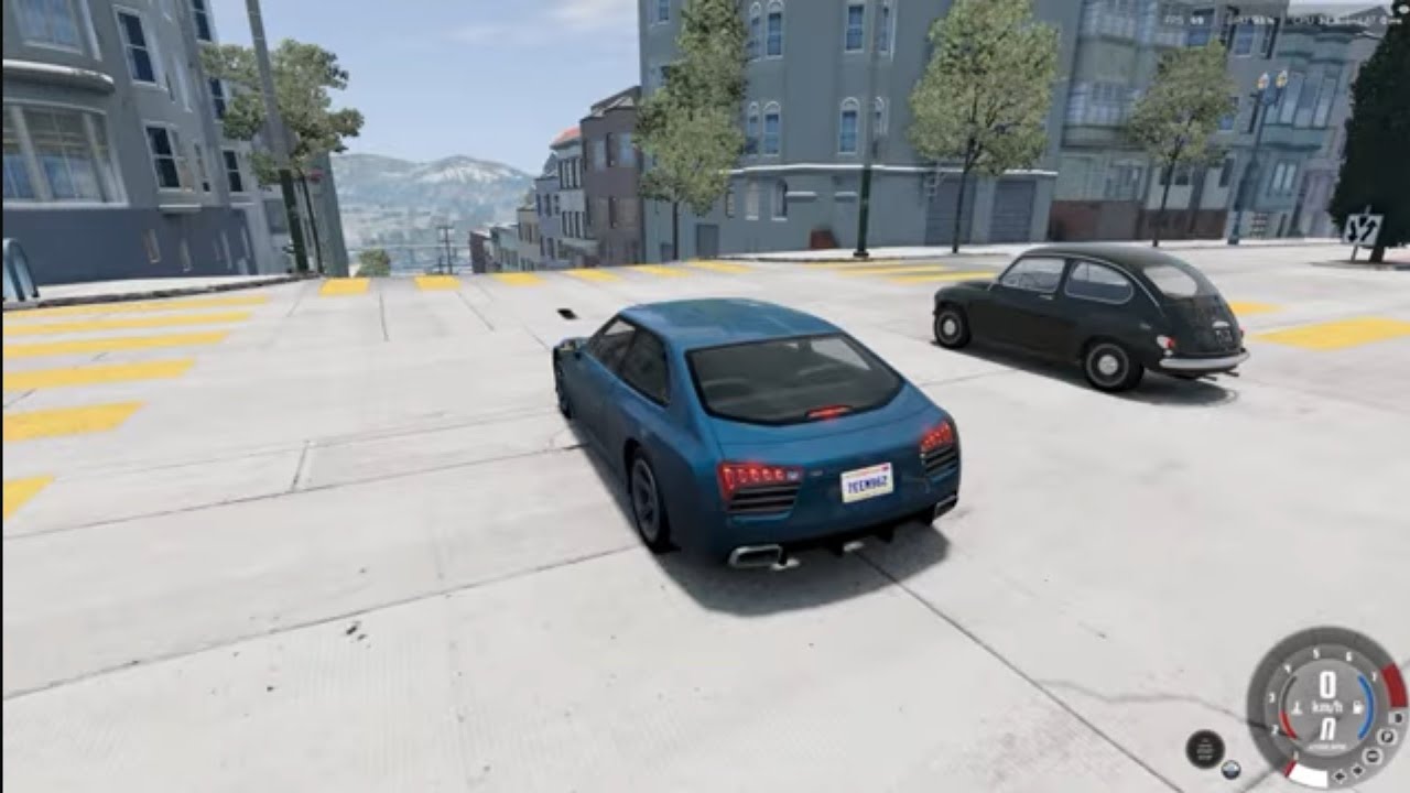 Tirándome por una calle inclinada contra la pared parte 2 🙂