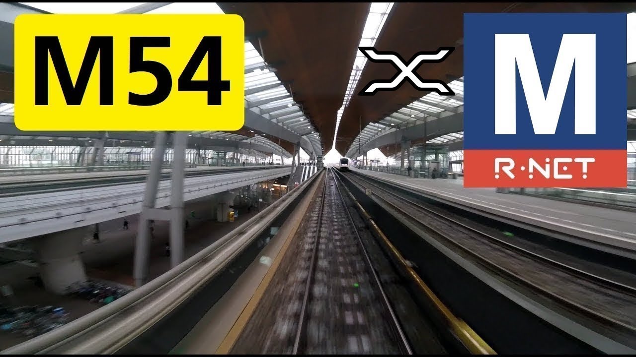 🚇 GVB R-net Amsterdam Metrolijn 54 Cabinerit Centraal Station - Gein Driver's view POV 2017