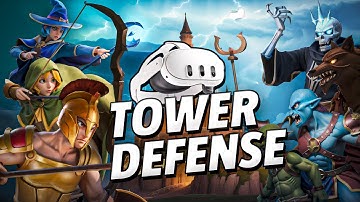 Tower Defense - Meta Quest 3 Gameplay | First Minutes [No Commentary]