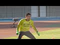 【柏レイソル】日本代表GK中村航輔選手の試合前練習　低弾道パントキック有り