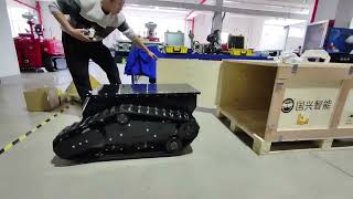 Export Track Robot Tank Chassis packing video!