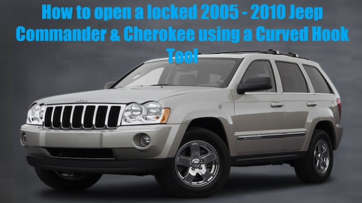 How to unlock 2015 jeep grand cherokee with keys inside