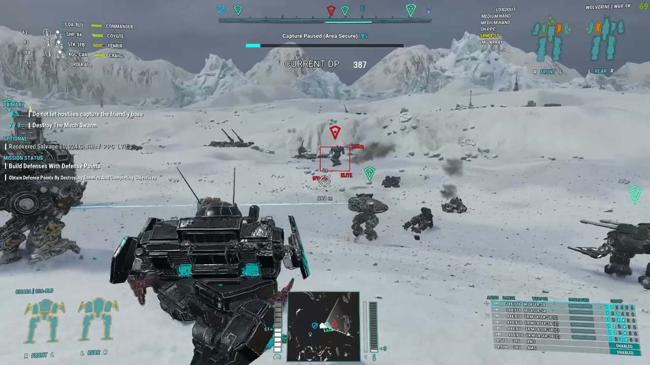 640. MW5  Mercs   Stronghold Defense Level 100 with the 150-Ton Omega Mech
