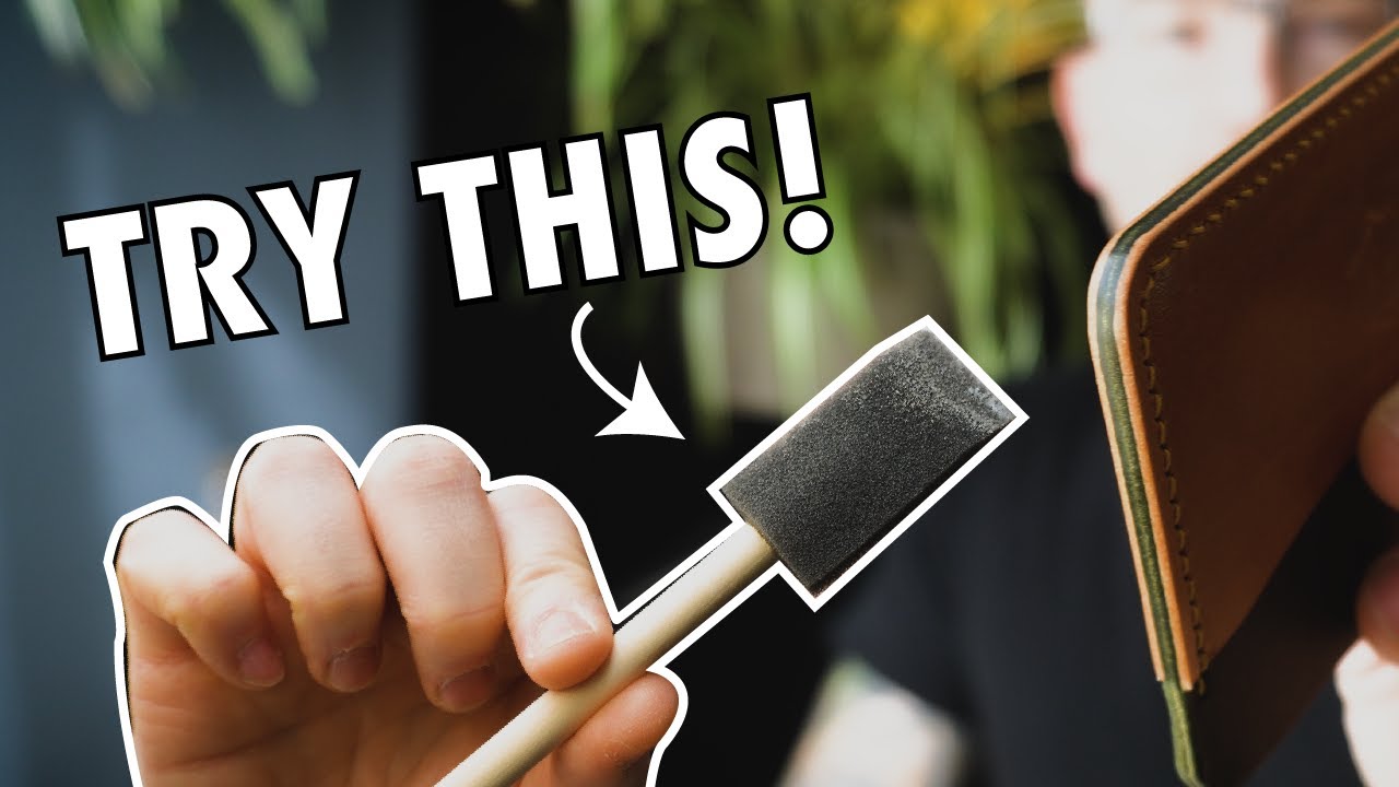 PERFECT Leather Edge Finish? Try This Technique Now How To Series YouTube