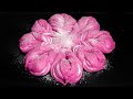 The most beautiful snowflake bread, natural color, easy recipe for Christmas