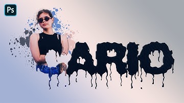 Dripping Effect | Text Dripping Effect | Splatter Effect | Photoshop Editing