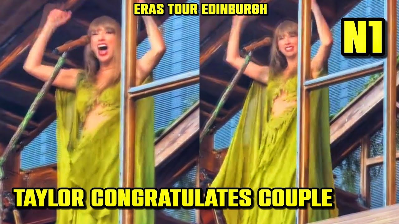Taylor Swift CONGRATULATES Couple That Got Engaged At Edinburgh Show 💍