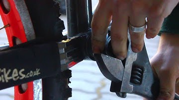 How to install / replace a square taper bottom bracket and cranks on a bicycle