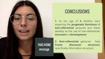 Non-referential gestures and information structure in children