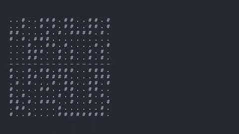 Advent of Code 2023 - Day 13 Visualization (Part 1)