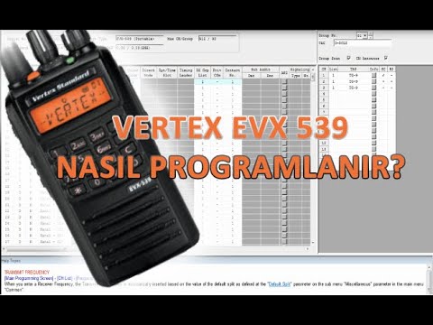 Vertex EVX 539 Nasıl Programlanır?