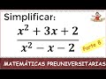 8. ESTO ES LO QUE DEBES SABER DE MATEMÁTICAS ANTES DE ENTRAR A LA UNIVERSIDAD. Parte 8