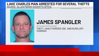 Lake Charles man accused in several vehicle thefts in Allen Parish