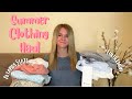 SUMMER Clothing Haul + try on!