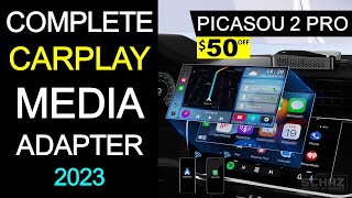 2023 CarPlay Media Adapter PICASOU 2 PRO  🌟  UNBOXING REVIEW