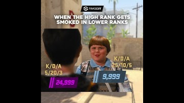 CS2 High Rank losing in Low Rank