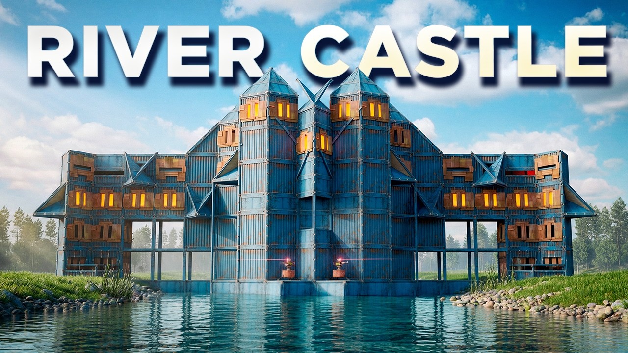 We Built THE MOST FORTIFIED CASTLE on a RIVER in Rust (ft. imBerne ...