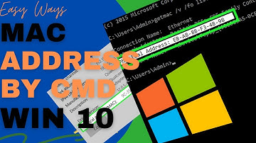 How to find mac address | find mac address on WIN 10 step by step| find mac address by using command