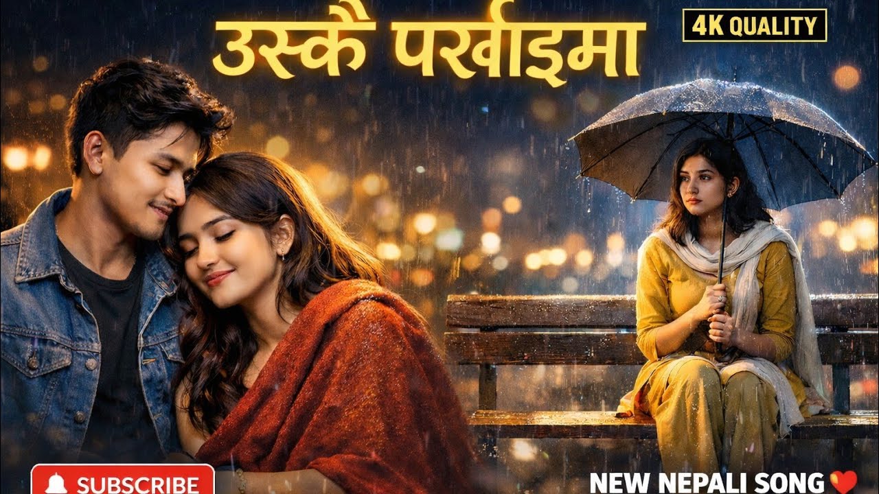 उस्कै पर्खाइमा 💔| Heart Touching Nepali Song | Ai Song|Ask music official |#song #ai #video 
