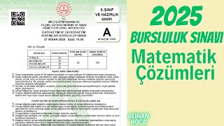 8.Sinif Ve Hazirlik Sinifi 2025 Bursluluk Sinavi Matemati̇k Çözümleri̇