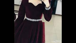 روب قطيفة حمراء قنادر قطيفة فالاحمر Robe Katifa Rouge