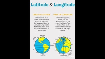 Latitude and longitude